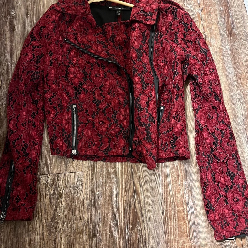 Red Lace Women's Jacket